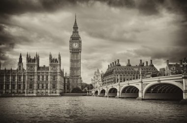 London, İngiltere - palace of westminster (Parlamentosu evler) b