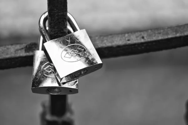 Padlocks in a Street — Stock Photo, Image