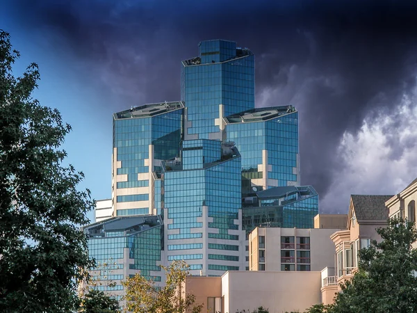 Group of Skyscrapers with Storm Approaching, San Diego — Stock Photo, Image