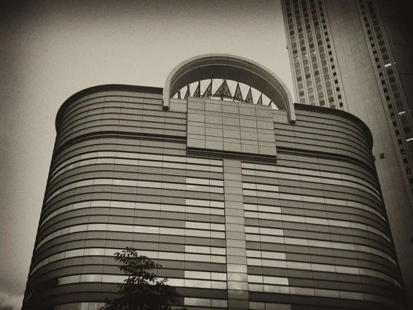 Detalle arquitectónico de Tokio, Vista en blanco y negro — Foto de Stock