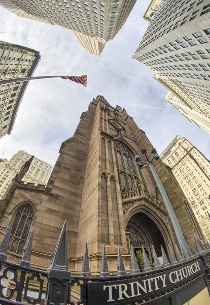 Trinity Church em Nova York — Fotografia de Stock