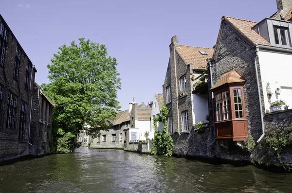 Arquitetura e Cores de Bruges — Fotografia de Stock