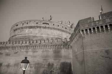 castel santangelo günbatımı - rome adlı muhteşem renkleri
