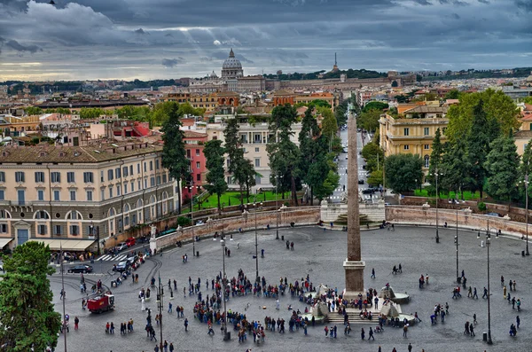 Панорамный вид на Рим — стоковое фото