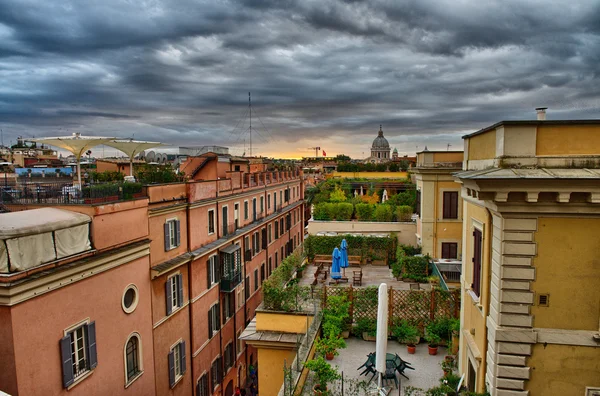 Panoramatický pohled na Řím — Stock fotografie