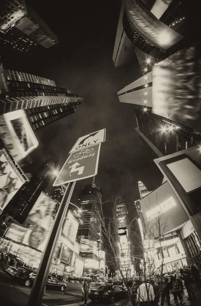 Upward fisheye view of Tall Skyscrapers — Stock Photo, Image