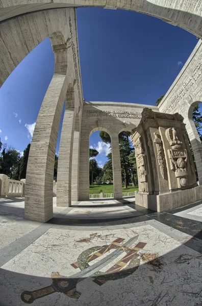 Janiculum Rom - Italien - arkitektonisk detalj — Stockfoto