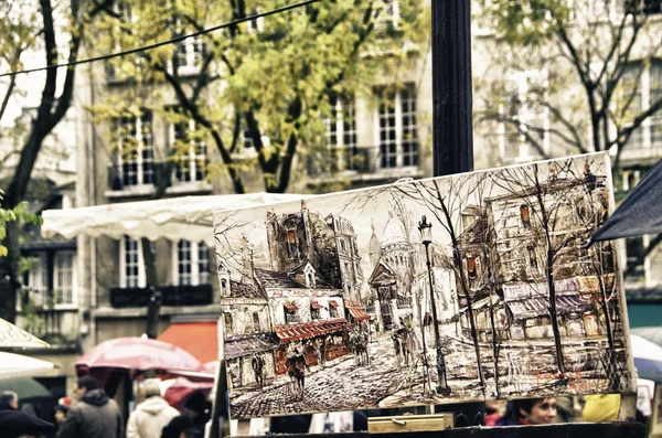 Kışın Paris renkler
