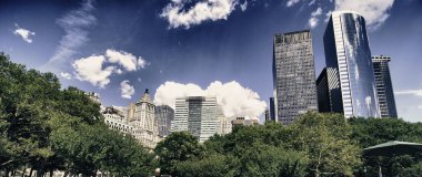 mimari ve new york şehrinin renklerini ABD.