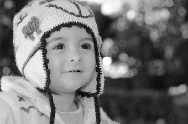 Happyness in een peuter gezicht — Stockfoto