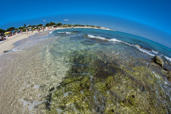 Κρυστάλλινα νερά της ακτής της Κορσικής, Γαλλία — Φωτογραφία Αρχείου