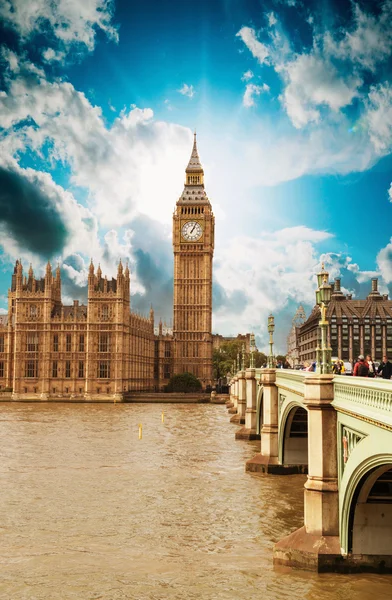 Casas del Parlamento, Westminster Palace — Foto de Stock