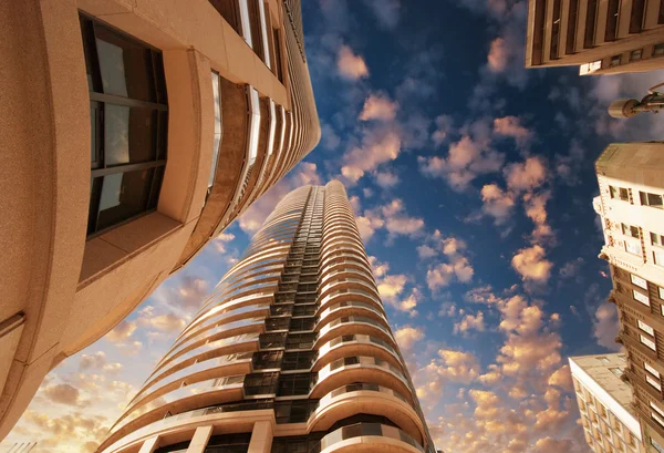Wonderful upward view of Toronto Modern Buildings and Skyscraper — Stock Photo, Image