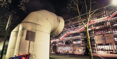 Paris - 30 Kasım: Centre Georges Pompidou