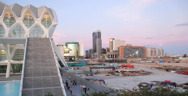 VALENCIA, ESPAÑA - MAR 4: Panorama de la Ciudad de las Artes y las Ciencias — Foto de Stock