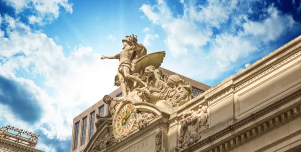 Grand Central Station Außenansicht in New York City — Stockfoto