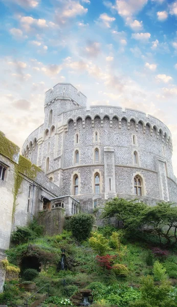 Castelo de Windsor, residência favorita da Rainha Elizabeth II — Fotografia de Stock