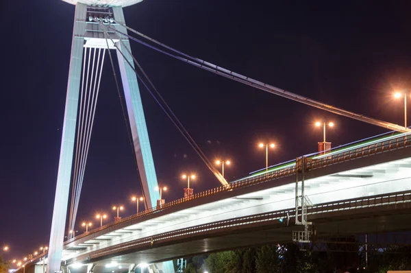 Nowy most w Bratysławie, Słowacja — Zdjęcie stockowe