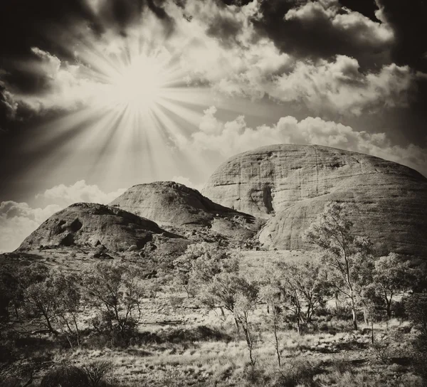 Hermosos colores de Outback en temporada de invierno - Australia — Foto de Stock