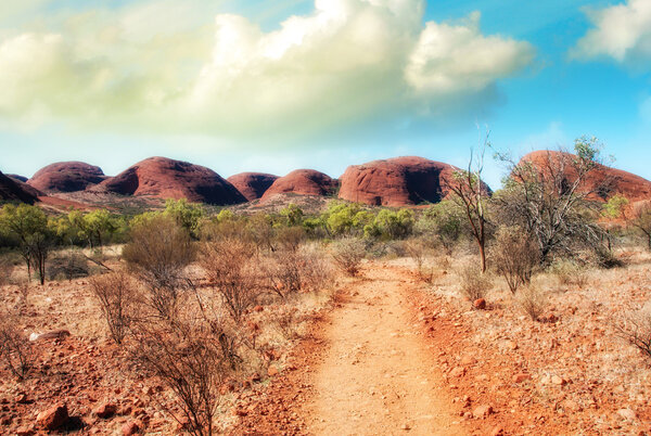 Wonderful colors and landscape of Australian Outback