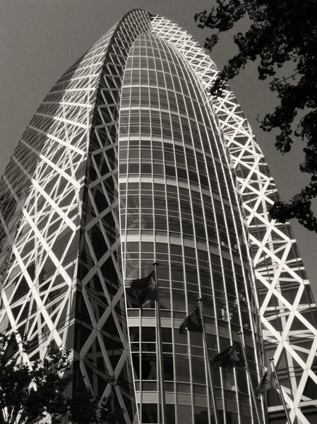 Detalle arquitectónico de Tokio, Vista en blanco y negro —  Fotos de Stock