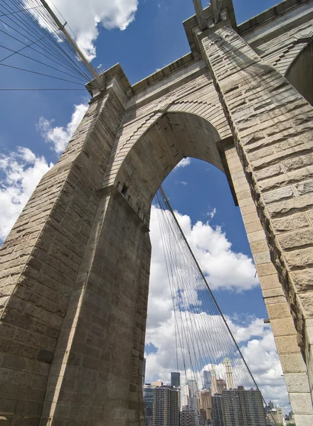 Brooklyn Bridge Architektur — Stockfoto