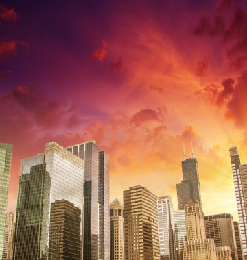 chicago binalar ve gökdelenler, Illinois güzel manzarası