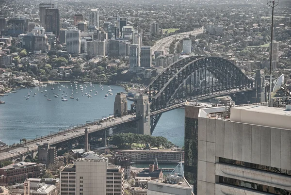 Prachtig uitzicht van sydney harbour bridge - Australië — Stockfoto