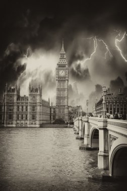 Meclis, westminster Sarayı - Londra Gotik archite evleri
