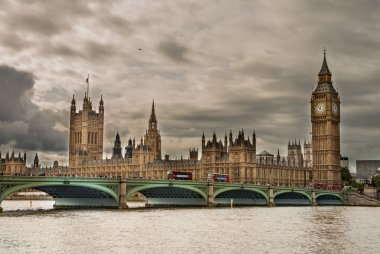 Londra. westminster Bridge ile büyük ben ve fahişeler harika görüntüsü