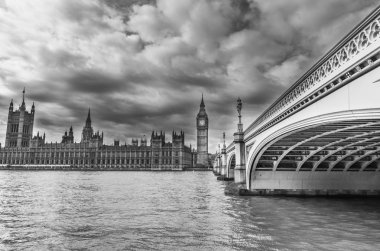 Londra. westminster Bridge ile büyük ben ve fahişeler harika görüntüsü