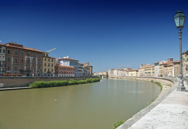 Lungarni Pisa, Itálie — Stockfoto