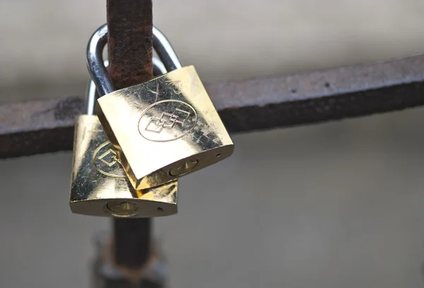 Padlocks in a Street — Stock Photo, Image