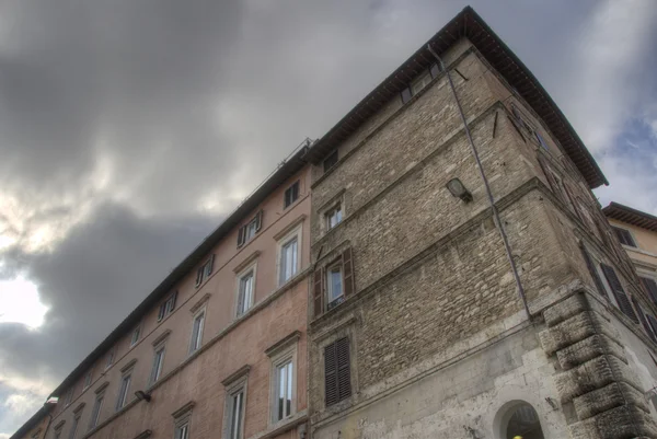Arquitetura antiga em Spello, Umbria — Fotografia de Stock