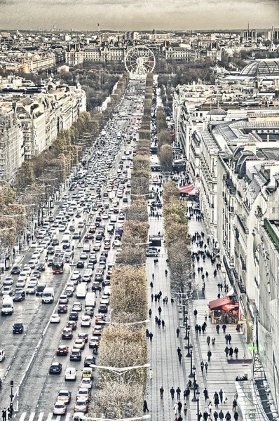 Gatorna i paris — Stockfoto