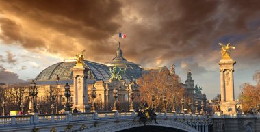 Paris'teki büyük Saray.