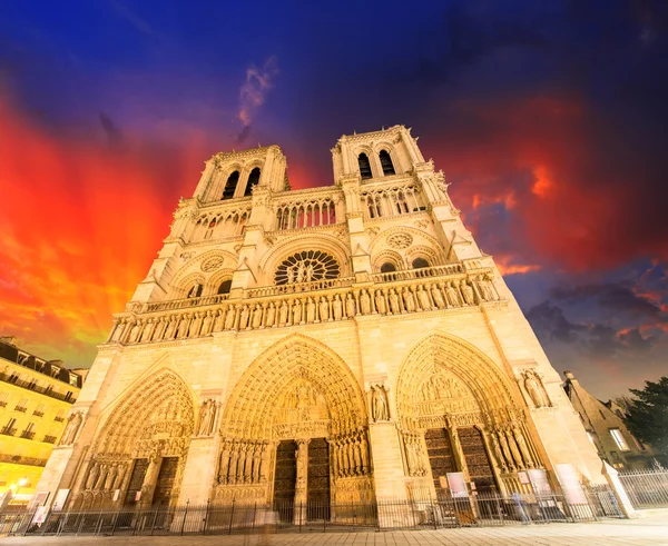 Notre dame cathedral - Parijs. — Stockfoto