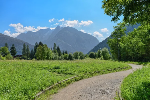 精彩阿尔卑斯山方案中，意大利多洛米蒂山 — 图库照片