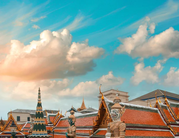 著名的曼谷寺-"佛寺"、 泰国 — 图库照片