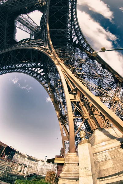 Architectural Detail of Paris in Winter — Stock Photo, Image