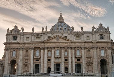 Vatikan Şehri. harika manzarasını st peter Meydanı