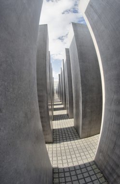 Berlin, Almanya. holocaust Memorial modern mimari