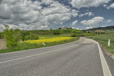 Toskana, Bahar renkleri harika kırsal