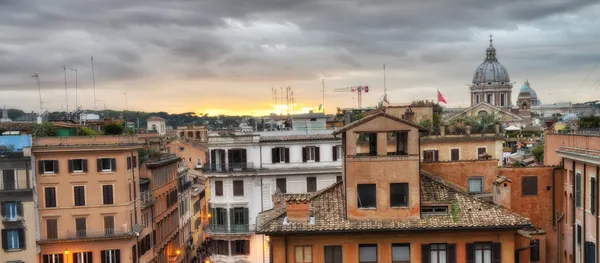 Piazza di spagna, Roma dan trinita dei monti merdiven — Stok fotoğraf