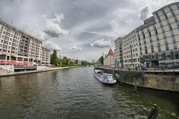 Berlin, Germany. Beautiful view of Spree river with surrounding — Stock Photo, Image