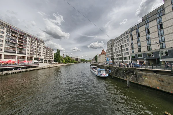 Berlin, Germany. Beautiful view of Spree river with surrounding — Stock Photo, Image