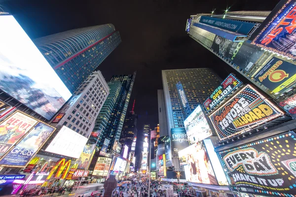 NEW YORK CITY - MAR 15: Times Square, featured with Broadway The — Stock Photo, Image