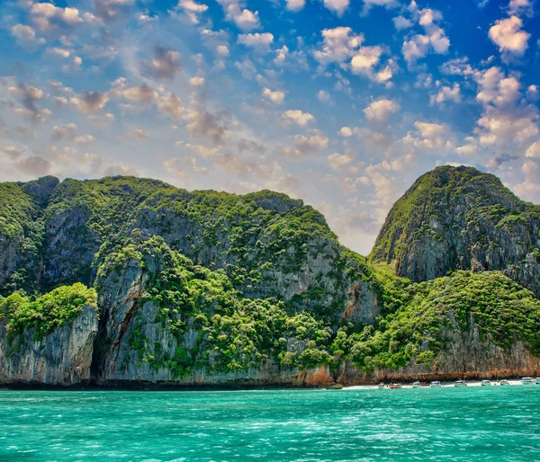 Vegetation och havet i thailand — Stockfoto