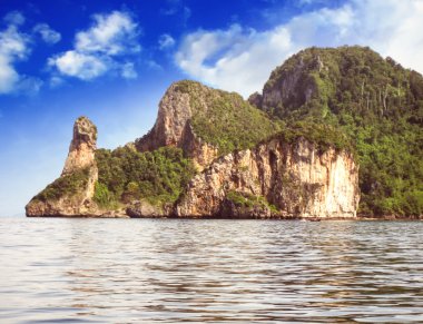 Tayland. güzel doğa ve bitki örtüsü, tavuk Adası
