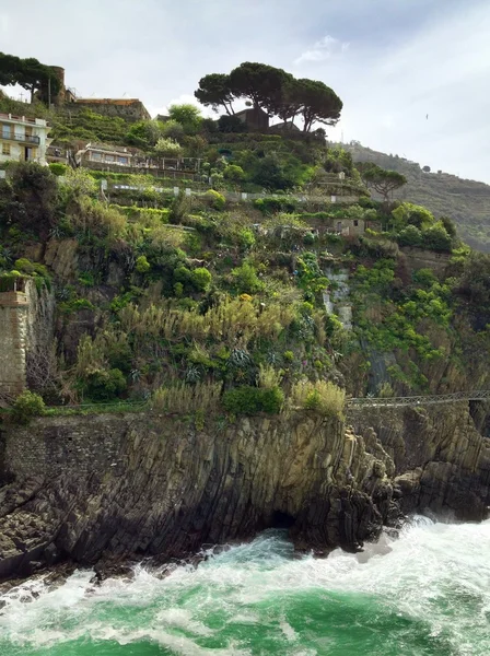 Hermoso escenario de Cinque Terre, Liguria - Italia — Foto de Stock